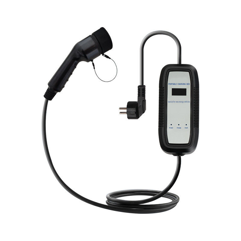 มาตรฐานยุโรป 16A 32A ปืนเดี่ยวแบบพกพา AC EV Charger ประเภท 2 ODM OEM