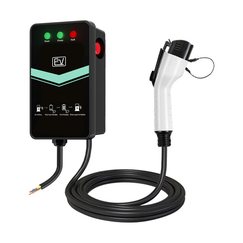 Type1 Plug 32A Plug และชาร์จ สถานีชาร์จ EV ติดผนัง Smart Home