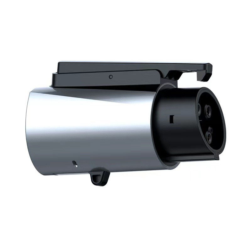 250V Tesla To Type 1 Adapter EV ชาร์จอะสเซสอรี่ แอนติดรอปล็อค