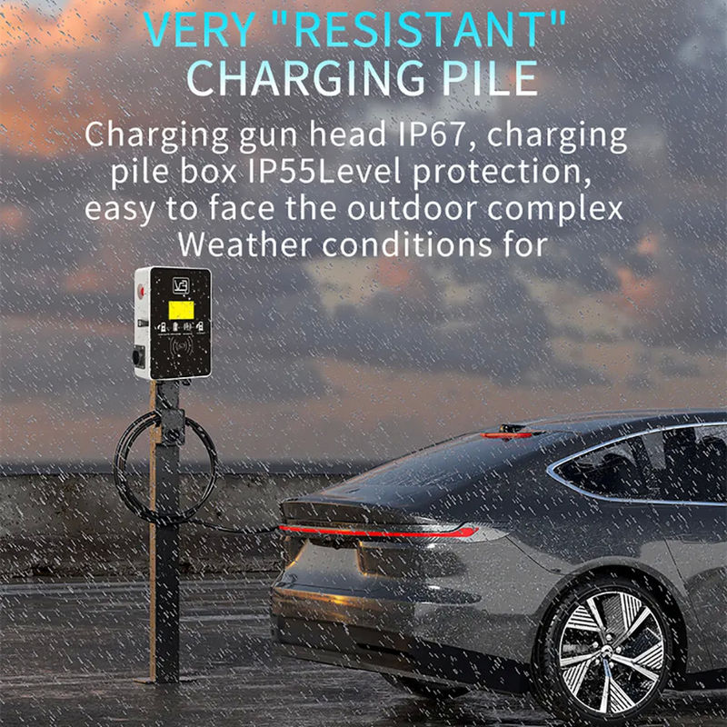ชาร์จเร็ว 380 วอลต์ 3 ขั้น ภาพติดผนัง ชาร์จ EV แบบ 2