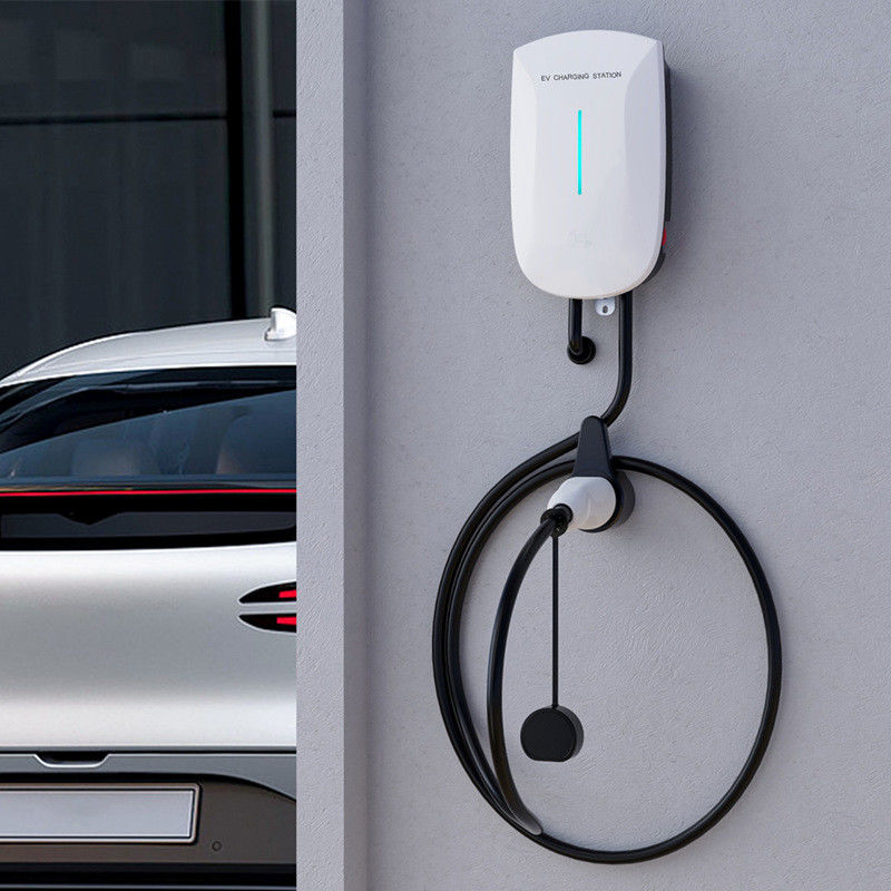 รูดบัตรคอลัมน์ติดตั้งแบบพกพา 240v ประเภท 1 EV Charger สำหรับ Tesla BMW