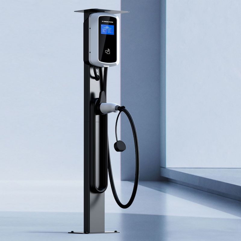 32A การควบคุมแอพ 3 ขั้นตอน Bluetooth สถานีชาร์จ EV ติดผนัง สําหรับบ้าน