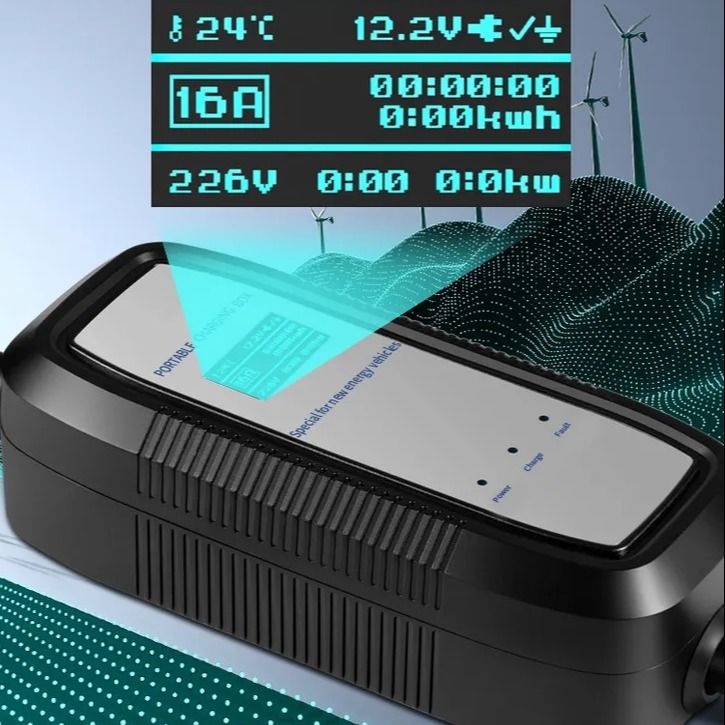 เครื่องชาร์จไฟฟ้าไฟฟ้า PC แบบ 1 เครื่องชาร์จ AC OEM ODM