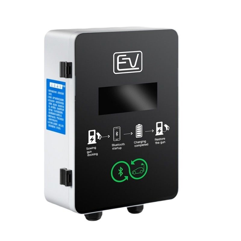 สถานีชาร์จรถยนต์แบบติดผนัง 7kw 3 Phase Fast Electric Box Type1 และ Type2
