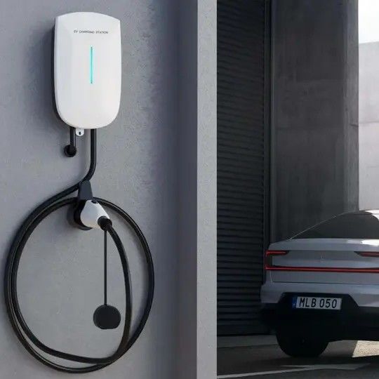 กล่องควบคุมแอพสถานีชาร์จ EV แบบติดผนัง 22 กิโลวัตต์สำหรับใช้ในบ้าน