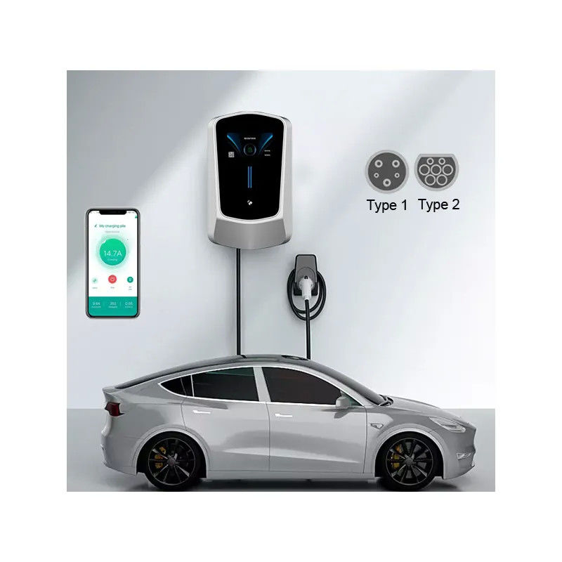 หม้อชาร์จชนิด 1 ประเภท 2 Ev หน่วยชาร์จชนิด