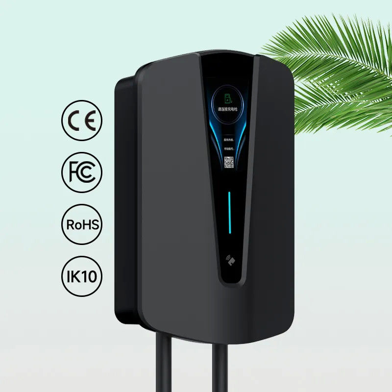 แอพคอนโทรล สวิปการ์ด 32A 48A PC กันไฟ บ้าน Smart Wall EV Charger มาตรฐานอเมริกัน