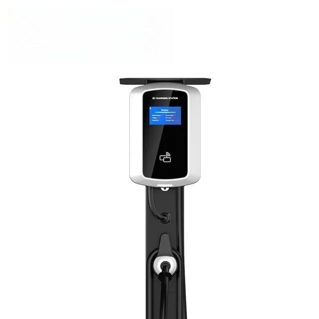 รุ่นแอพ AC 22 กิโลวัตต์ สถานีชาร์จ EV ที่ติดติดผนังเร็ว