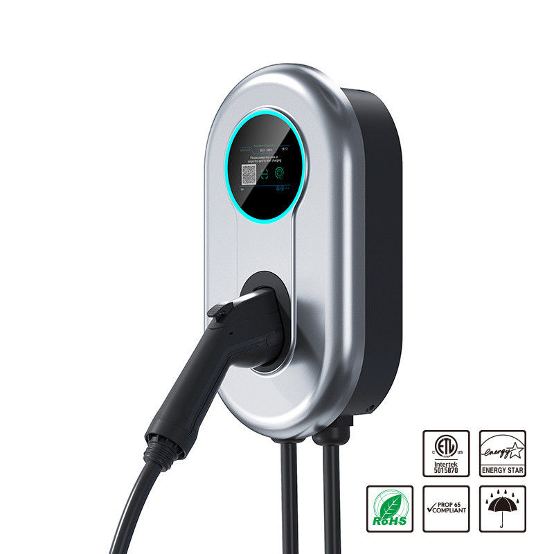 บัตร RFID ขนาด 22kW ชาร์จเร็ว ชาร์จมือถือ EV ประเภท 2 พร้อมปืนเดียว