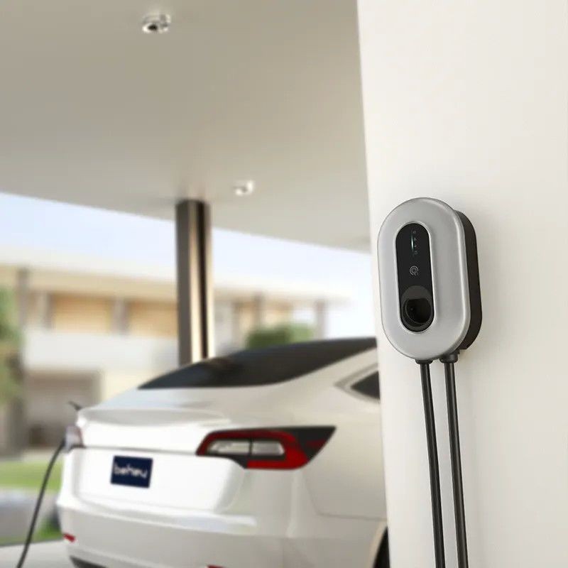 App Control Single Gun 50A โทรศัพท์ชาร์จ EV ระดับ 1 ประเภท 2 พร้อมใบรับรอง CE