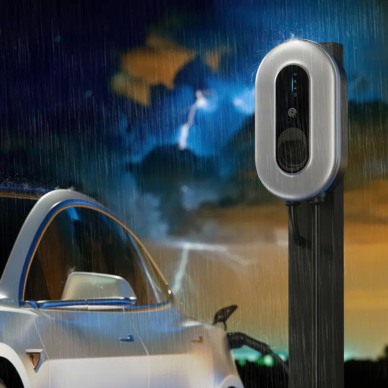 เครื่องชาร์จ EV แบบเชื่อมต่อ Wifi IP65 แบบพกพาประเภท 2 พร้อมสายเคเบิลยาว 5 ม