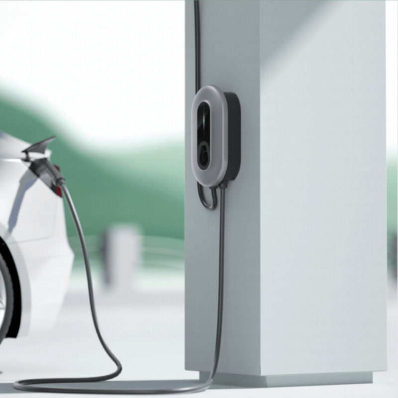 App Control Single Gun 50A โทรศัพท์ชาร์จ EV ระดับ 1 ประเภท 2 พร้อมใบรับรอง CE