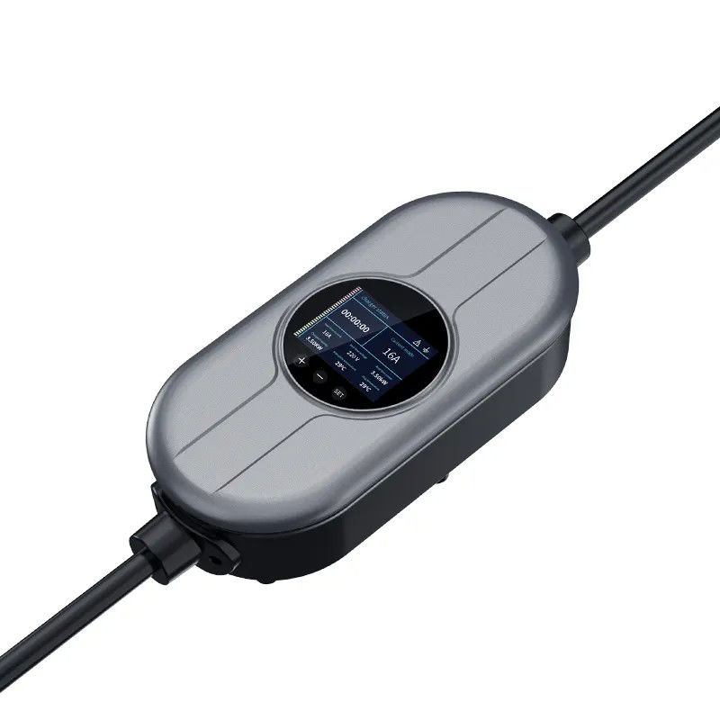 Plug And Charge SAE J1772 Plug 240V สถานีชาร์จรถยนต์พกพา
