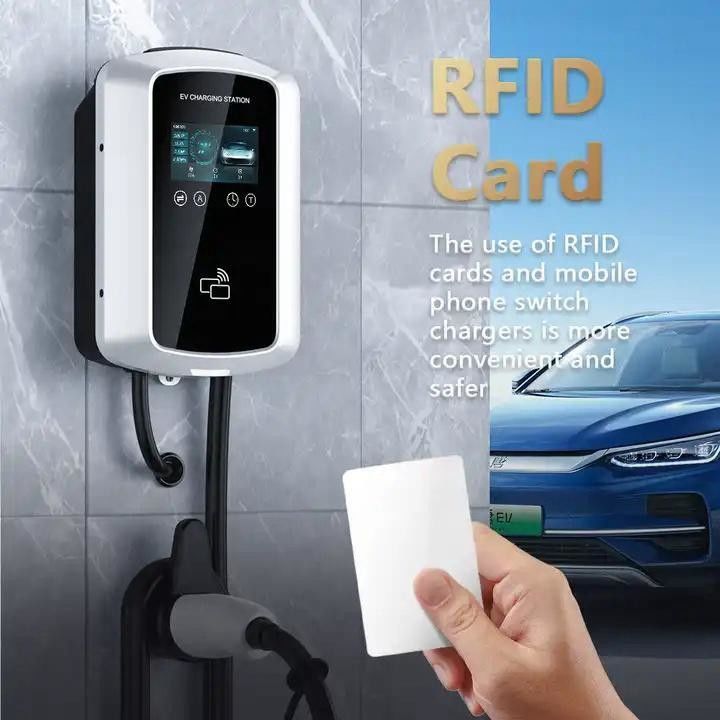 เครื่องชาร์จรถยนต์ประเภท 2 11kw 32A แบบ 2 พร้อมใบรับรอง CE