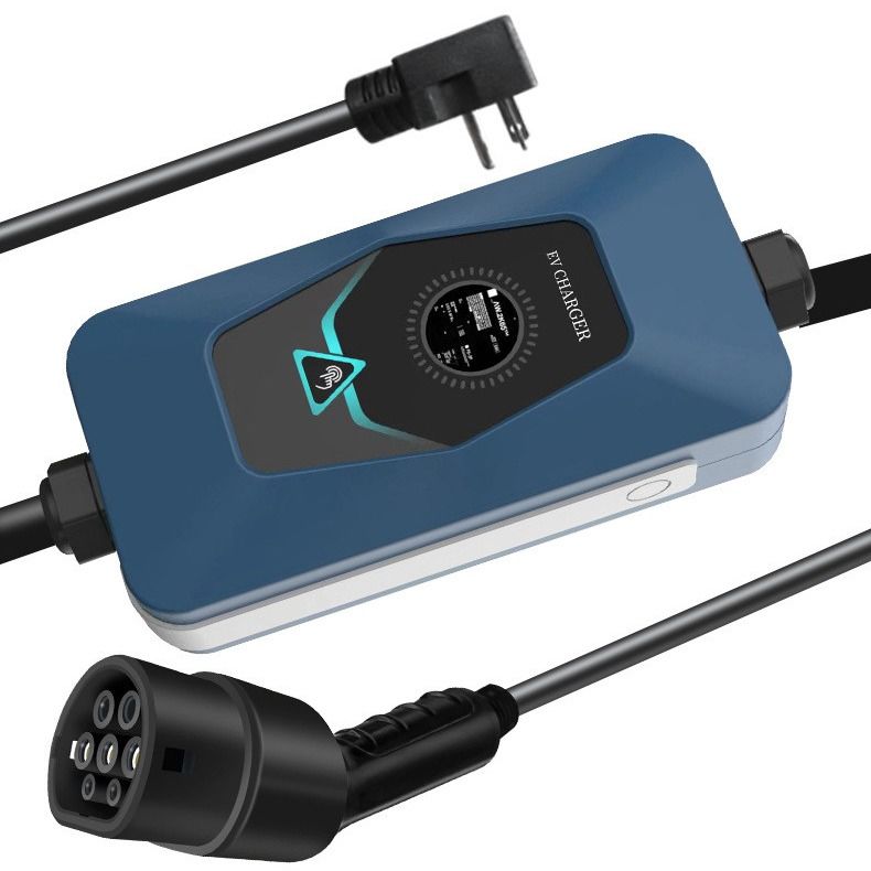 มาตรฐานยุโรป 16A App Control พกพา AC EV Charger สําหรับรถไฟฟ้าส่วนใหญ่